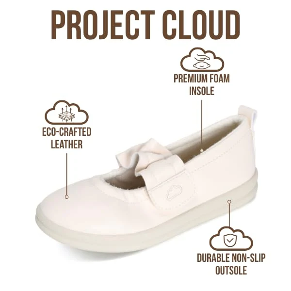 Project Cloud Toddlers & Kids | Mary Jane Flat Shoes for Girls | Plush & Soft Foam Insole | Lightweight | Non-Slip - Taylor - Image 13