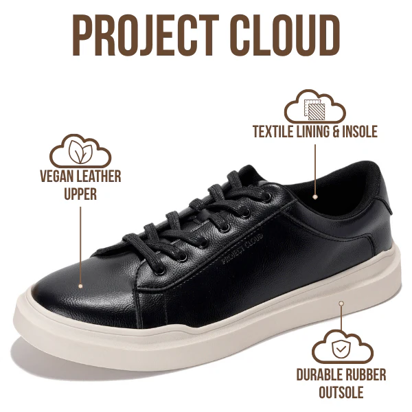 Project Cloud Men's | Eco-Leather Sneakers | Memory Foam Technology | Lightweight | Anti-Slip - Tilton - Image 15