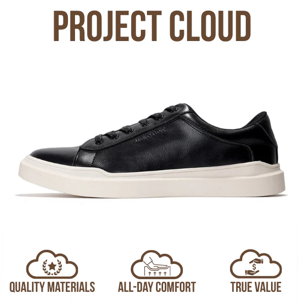 Project Cloud Men's | Eco-Leather Sneakers | Memory Foam Technology | Lightweight | Anti-Slip - Tilton - Image 16