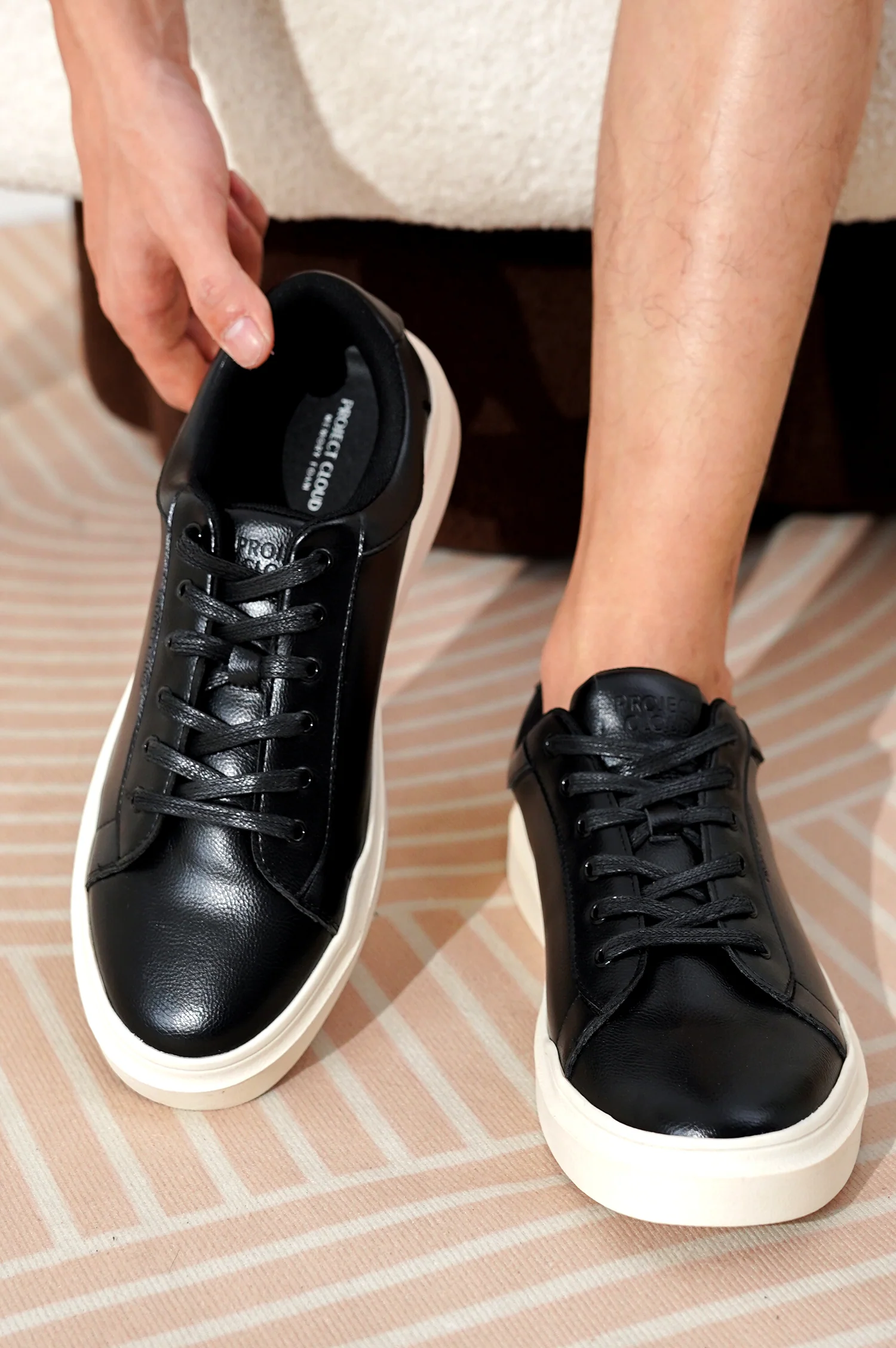 Project Cloud Men's | Eco-Leather Sneakers | Memory Foam Technology | Lightweight | Anti-Slip - Tilton - Image 18