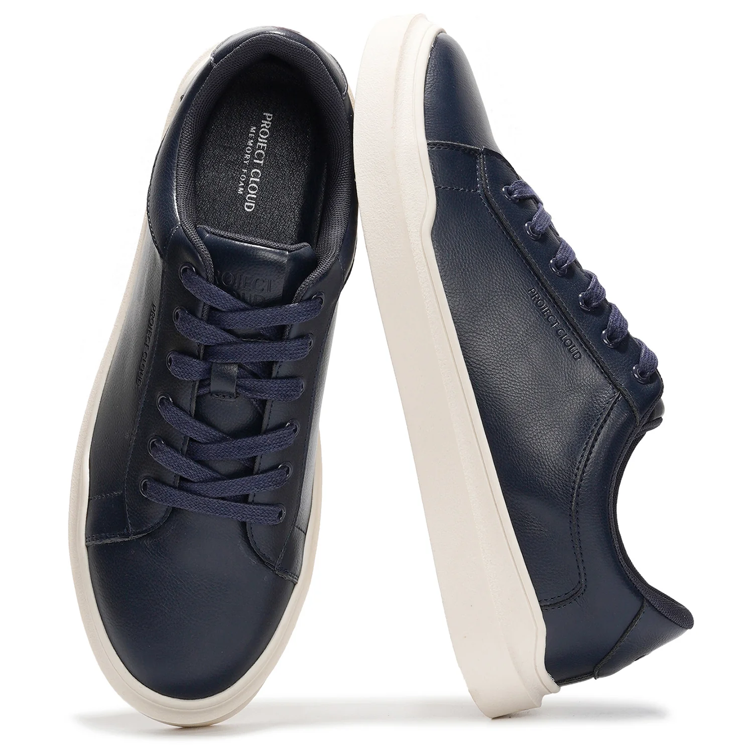Project Cloud Men's | Eco-Leather Sneakers | Memory Foam Technology | Lightweight | Anti-Slip - Tilton - Image 19