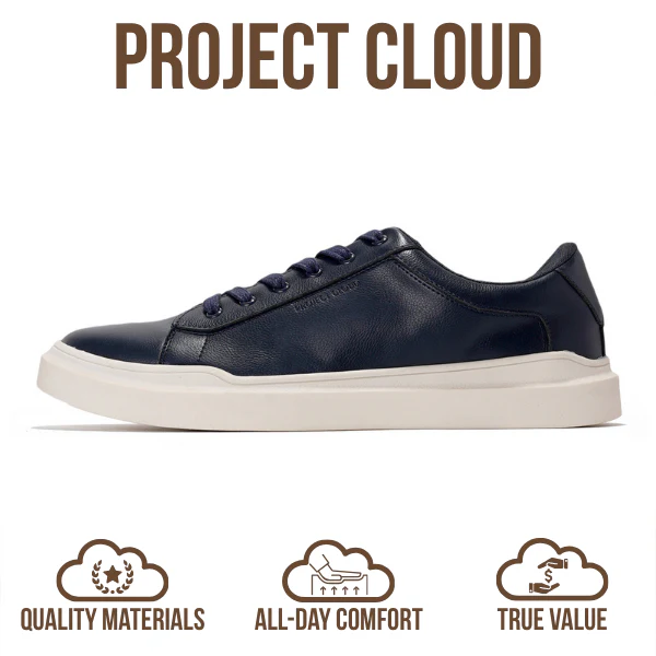 Project Cloud Men's | Eco-Leather Sneakers | Memory Foam Technology | Lightweight | Anti-Slip - Tilton - Image 22