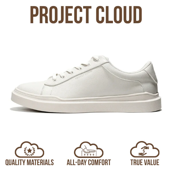Project Cloud Men's | Eco-Leather Sneakers | Memory Foam Technology | Lightweight | Anti-Slip - Tilton - Image 4