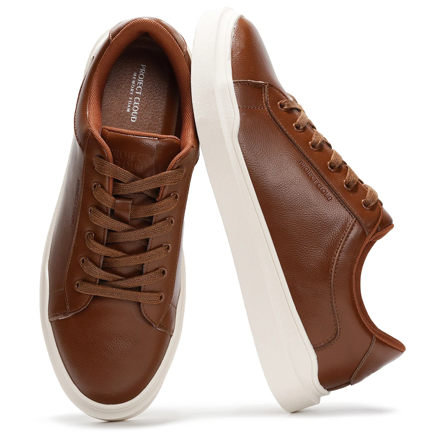 Project Cloud Men's | Eco-Leather Sneakers | Memory Foam Technology | Lightweight | Anti-Slip - Tilton - Image 7