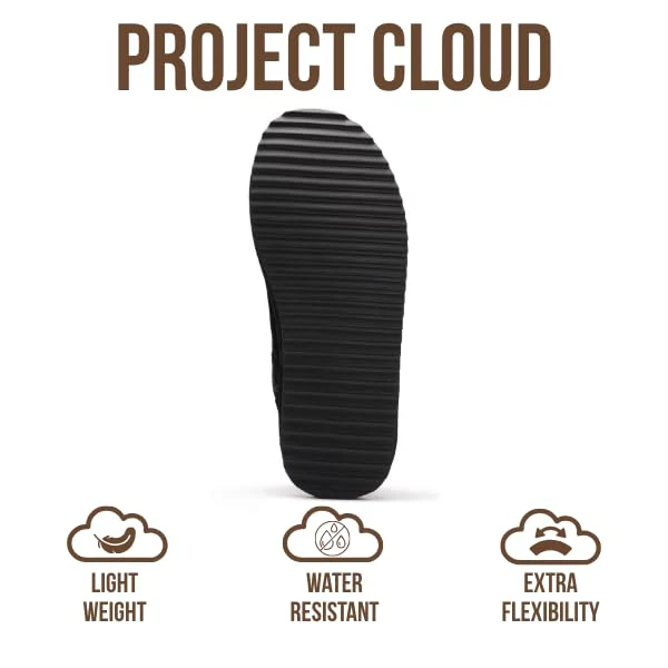 Project Cloud Women's | Genuine Leather Slippers for Women | Memory Foam | Lightweight | Non-Slip - Timber - Image 10