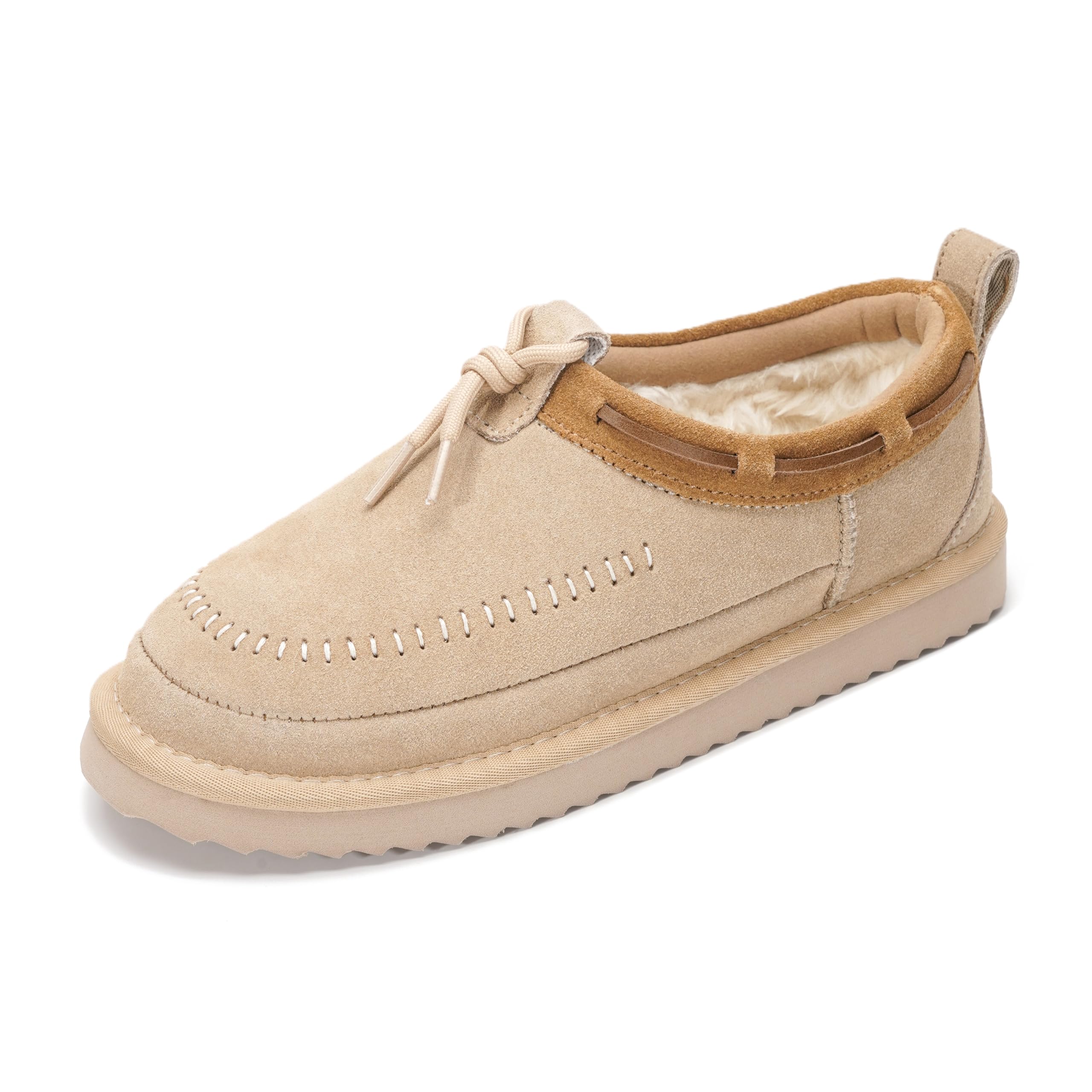 Project Cloud Women's | Genuine Leather Slippers for Women | Memory Foam | Lightweight | Non-Slip - Timber - Image 12