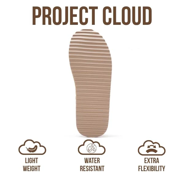 Project Cloud Women's | Genuine Leather Slippers for Women | Memory Foam | Lightweight | Non-Slip - Timber - Image 15