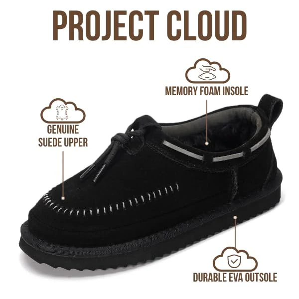 Project Cloud Women's | Genuine Leather Slippers for Women | Memory Foam | Lightweight | Non-Slip - Timber - Image 8