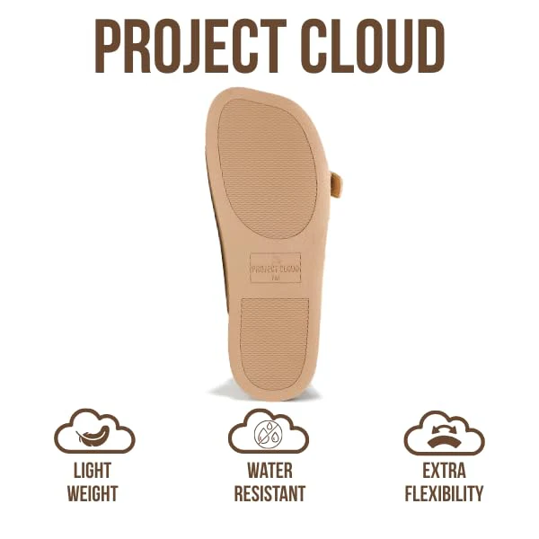 Project Cloud Women's | 100% Genuine Leather Sandals for Women | Plush & Soft Insole | Lightweight | Non-Slip - Velora - Image 5