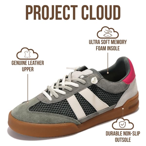 Project Cloud Women's | Casual Sneakers for Women | Memory Foam | Lightweight | Non-Slip - Verdy - Image 57