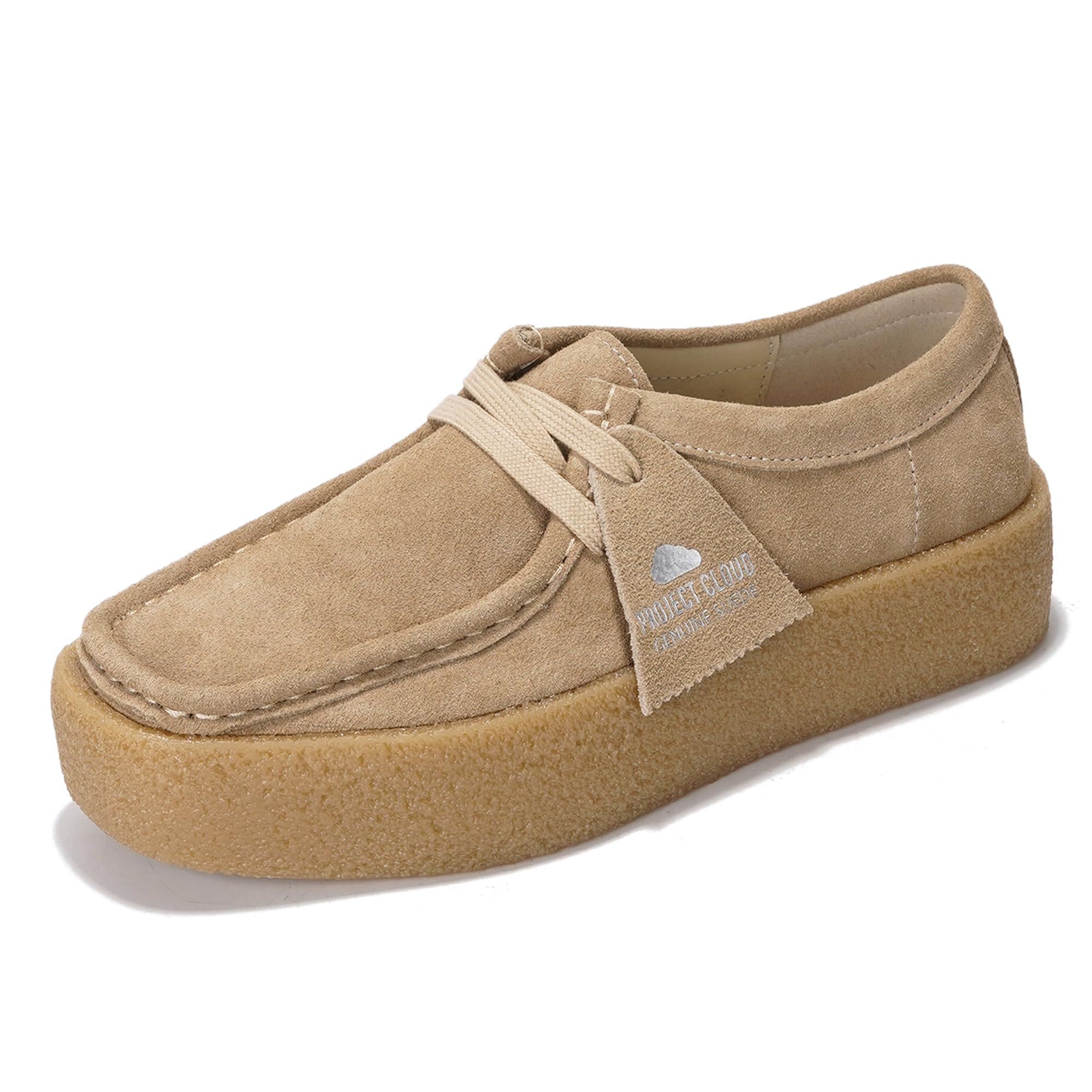 Project Cloud Women's | Stylish Oxford Shoes for Women | Genuine Leather | Memory Foam | Lightweight | Non-Slip - Wally Chunky - Image 12