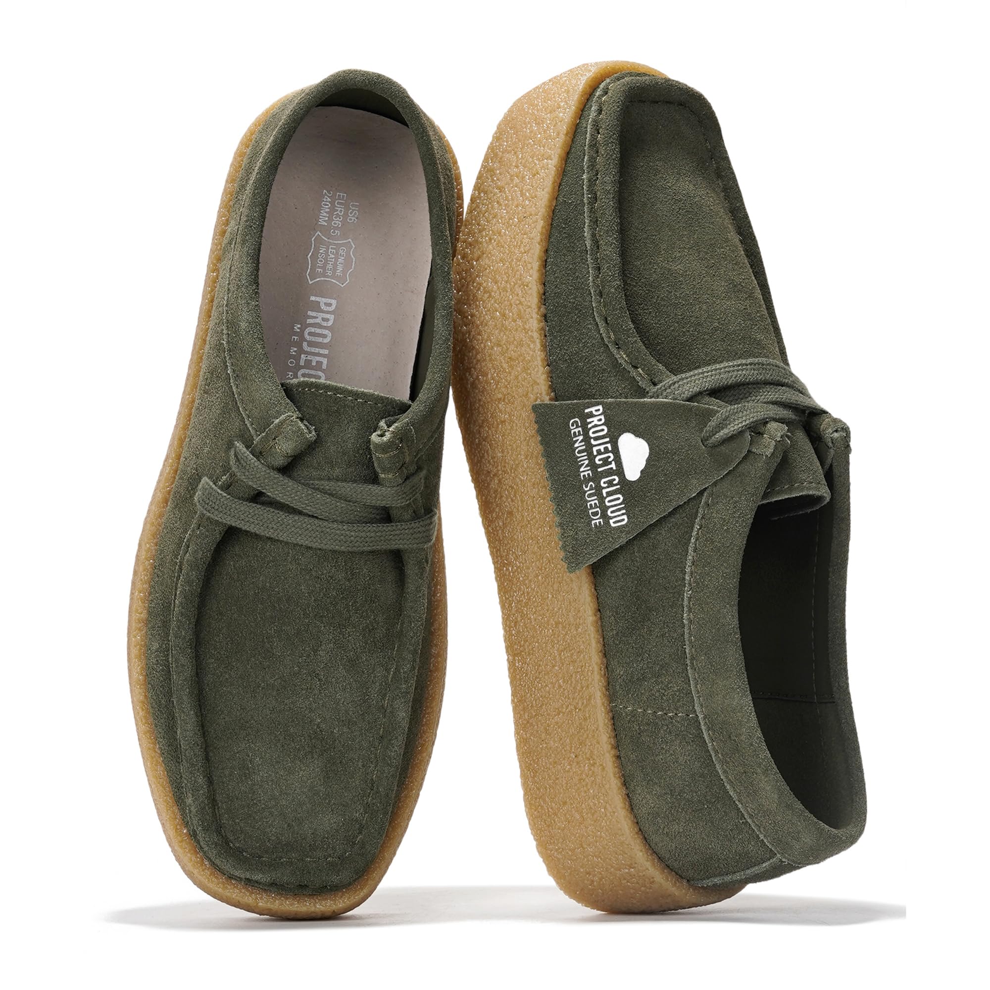 Project Cloud Women's | Stylish Oxford Shoes for Women | Genuine Leather | Memory Foam | Lightweight | Non-Slip - Wally Chunky - Image 16