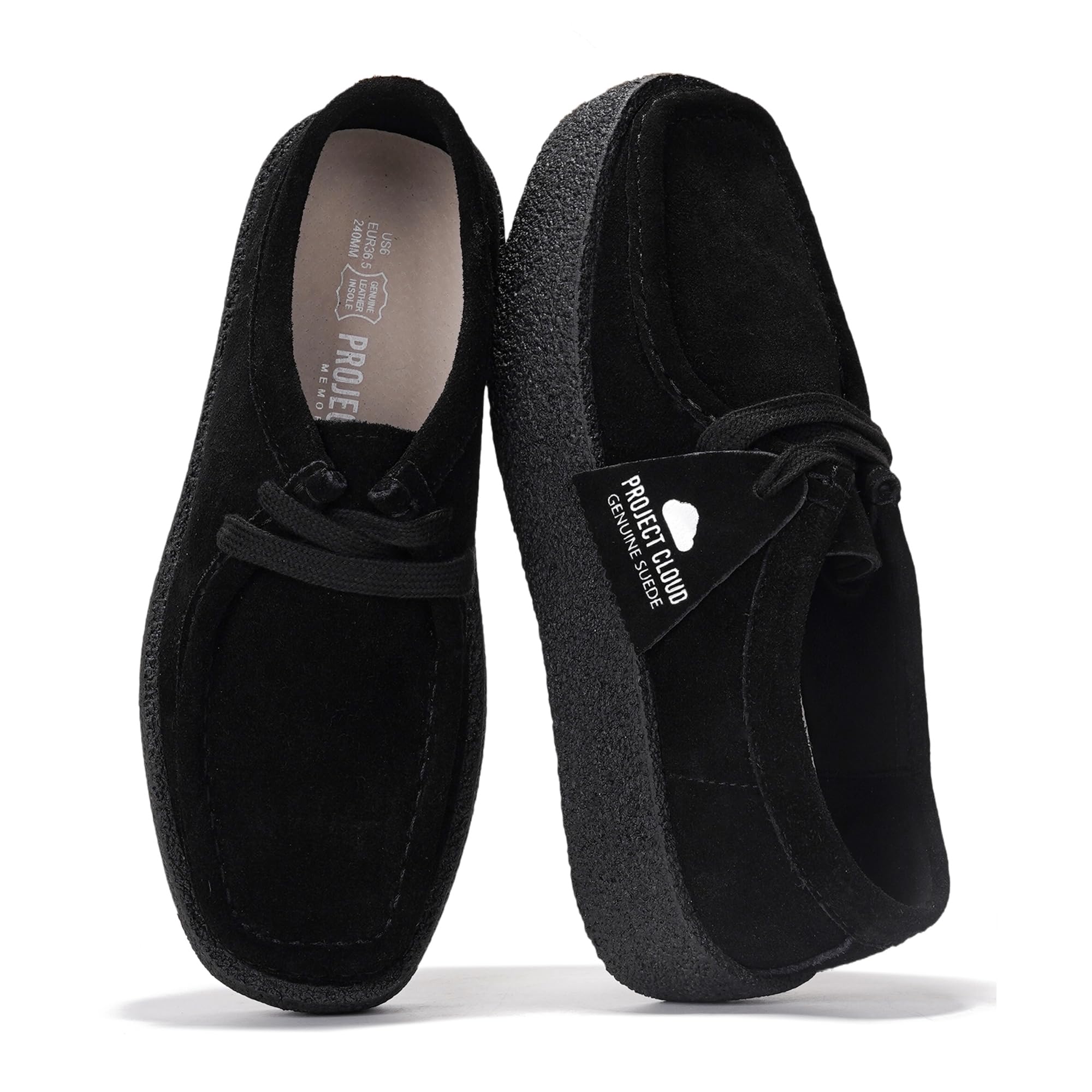 Project Cloud Women's | Stylish Oxford Shoes for Women | Genuine Leather | Memory Foam | Lightweight | Non-Slip - Wally Chunky - Image 3