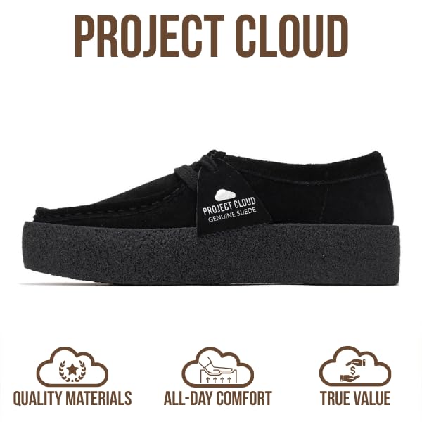 Project Cloud Women's | Stylish Oxford Shoes for Women | Genuine Leather | Memory Foam | Lightweight | Non-Slip - Wally Chunky - Image 6