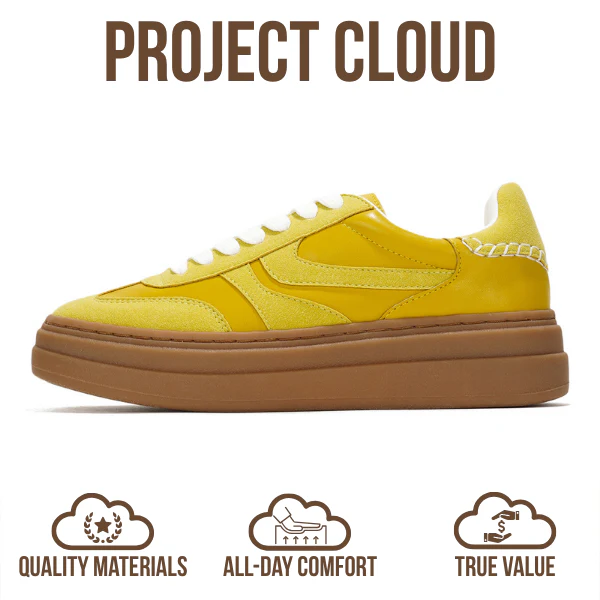 Project Cloud Women's | Platform Sneakers For Women | Memory Foam Insole | Lightweight | Non-Slip - Volley - Image 10