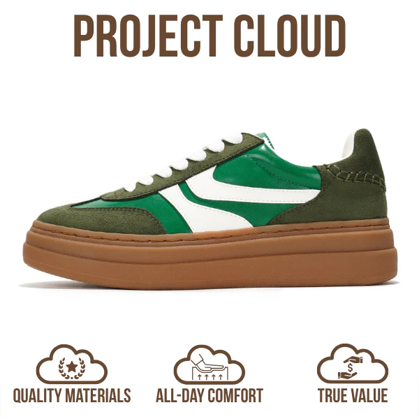 Project Cloud Women's | Platform Sneakers For Women | Memory Foam Insole | Lightweight | Non-Slip - Volley - Image 16