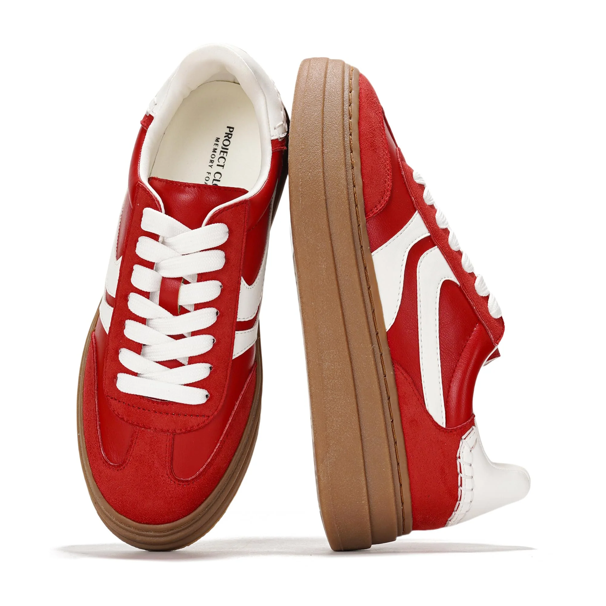 Project Cloud Women's | Platform Sneakers For Women | Memory Foam Insole | Lightweight | Non-Slip - Volley - Image 19