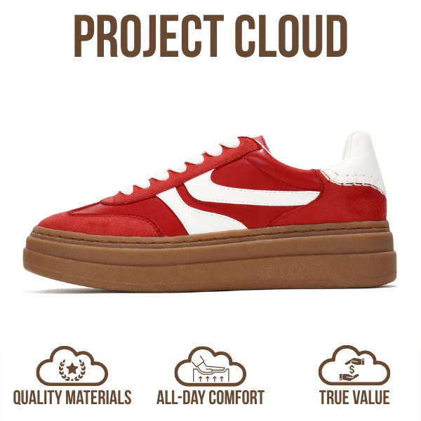 Project Cloud Women's | Platform Sneakers For Women | Memory Foam Insole | Lightweight | Non-Slip - Volley - Image 22