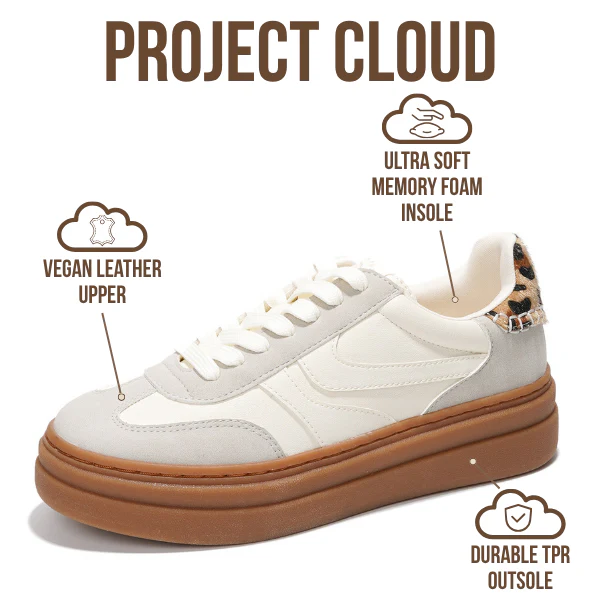Project Cloud Women's | Platform Sneakers For Women | Memory Foam Insole | Lightweight | Non-Slip - Volley - Image 27