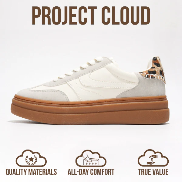 Project Cloud Women's | Platform Sneakers For Women | Memory Foam Insole | Lightweight | Non-Slip - Volley - Image 28