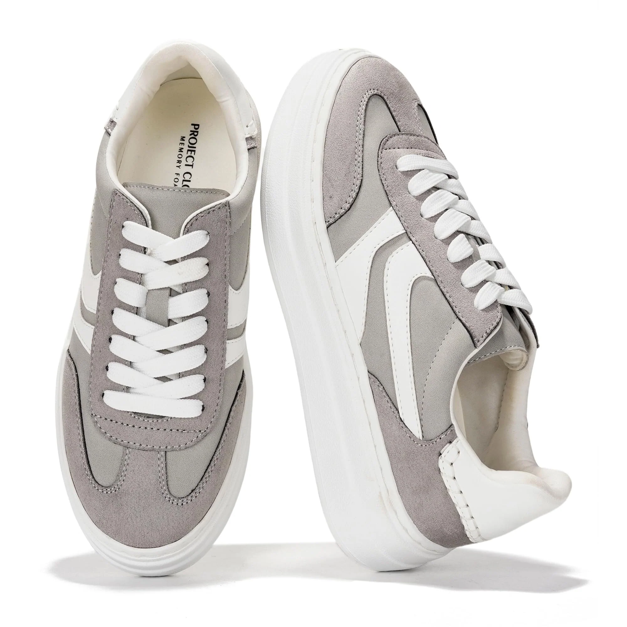 Project Cloud Women's | Platform Sneakers For Women | Memory Foam Insole | Lightweight | Non-Slip - Volley - Image 31