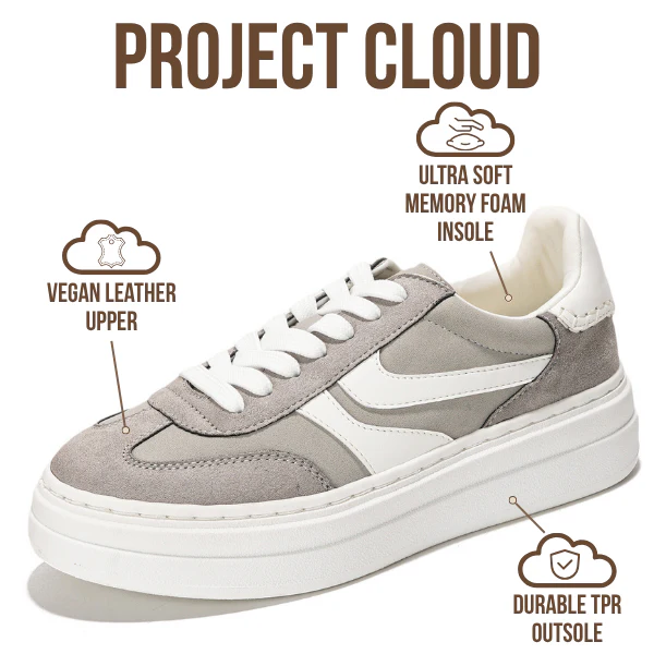 Project Cloud Women's | Platform Sneakers For Women | Memory Foam Insole | Lightweight | Non-Slip - Volley - Image 33