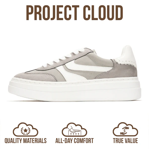 Project Cloud Women's | Platform Sneakers For Women | Memory Foam Insole | Lightweight | Non-Slip - Volley - Image 34