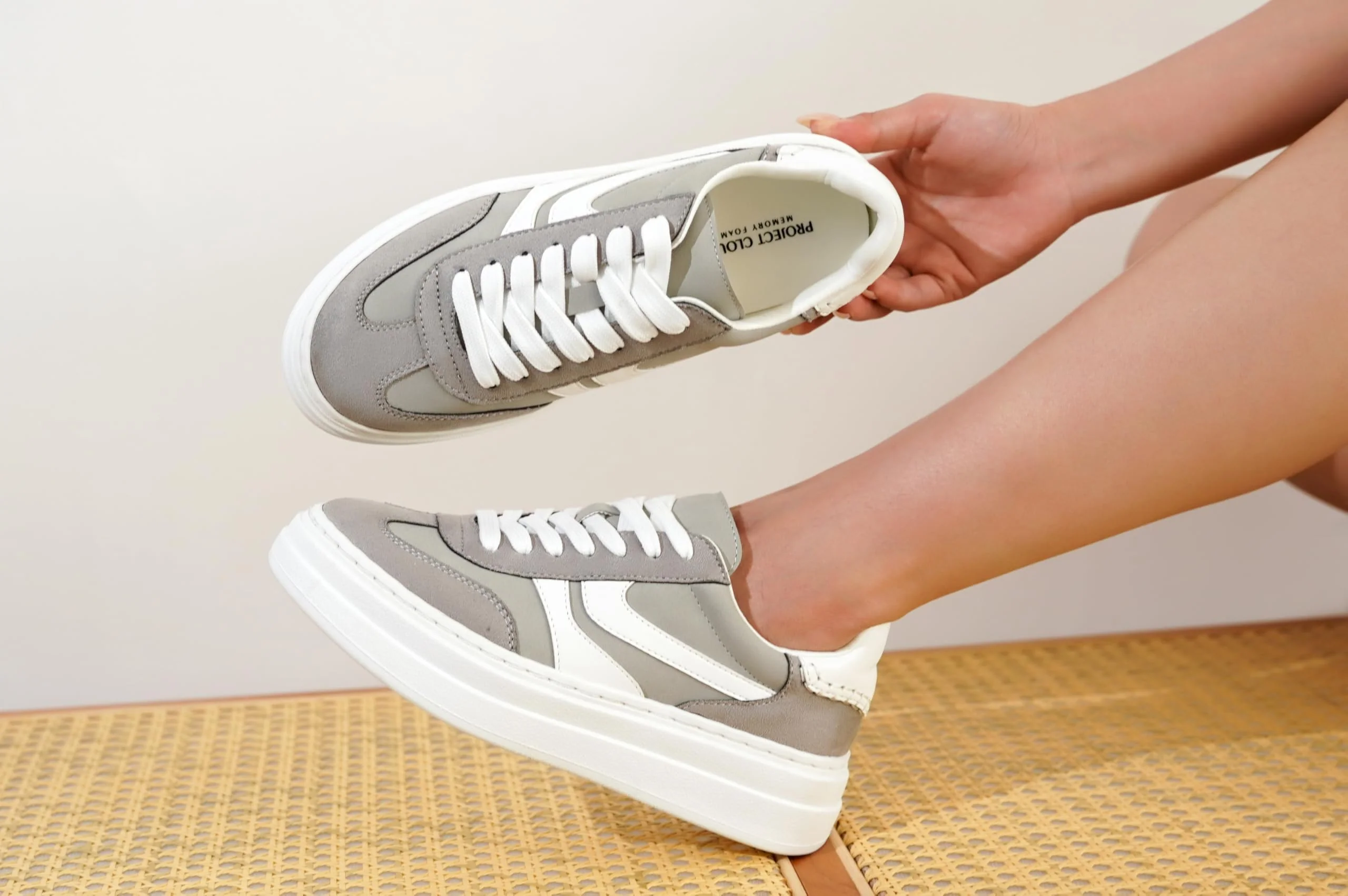 Project Cloud Women's | Platform Sneakers For Women | Memory Foam Insole | Lightweight | Non-Slip - Volley - Image 36