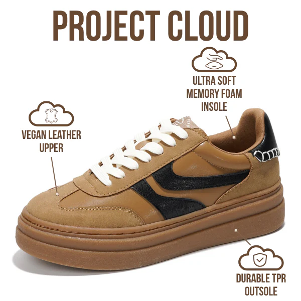Project Cloud Women's | Platform Sneakers For Women | Memory Foam Insole | Lightweight | Non-Slip - Volley - Image 39