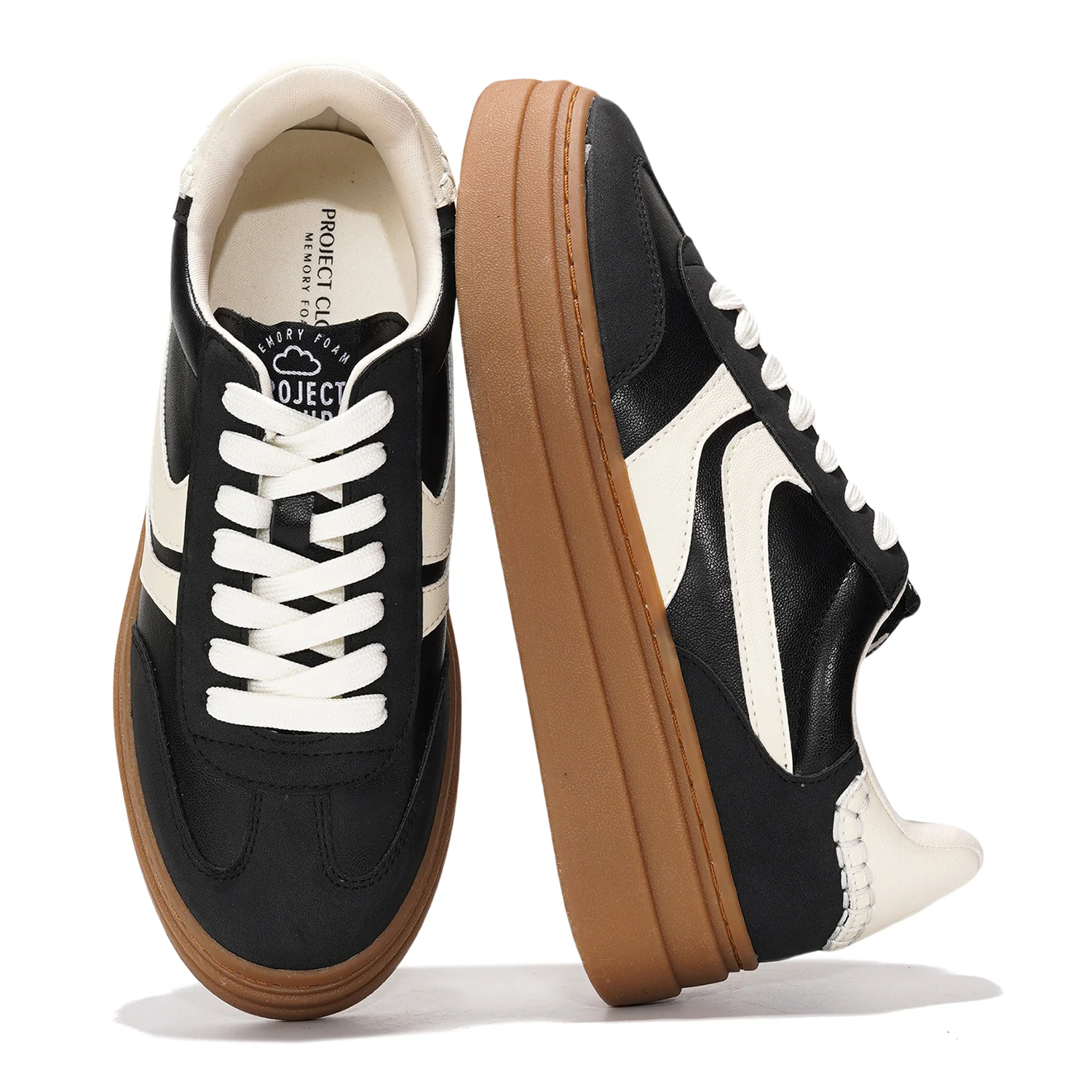 Project Cloud Women's | Platform Sneakers For Women | Memory Foam Insole | Lightweight | Non-Slip - Volley - Image 43