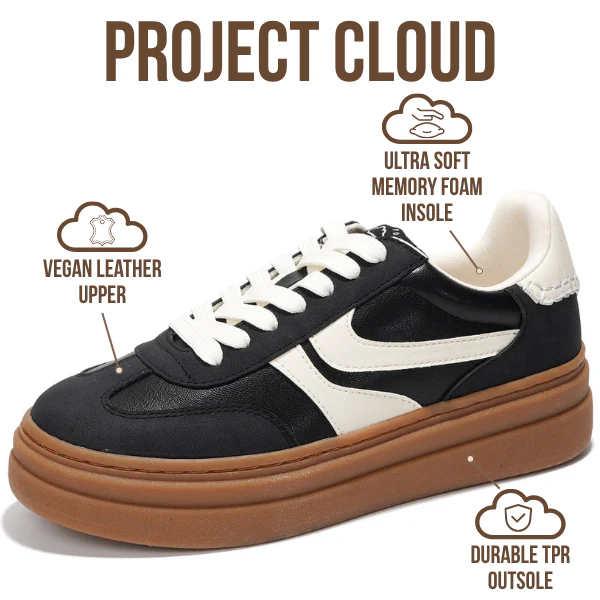 Project Cloud Women's | Platform Sneakers For Women | Memory Foam Insole | Lightweight | Non-Slip - Volley - Image 45