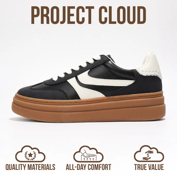 Project Cloud Women's | Platform Sneakers For Women | Memory Foam Insole | Lightweight | Non-Slip - Volley - Image 46