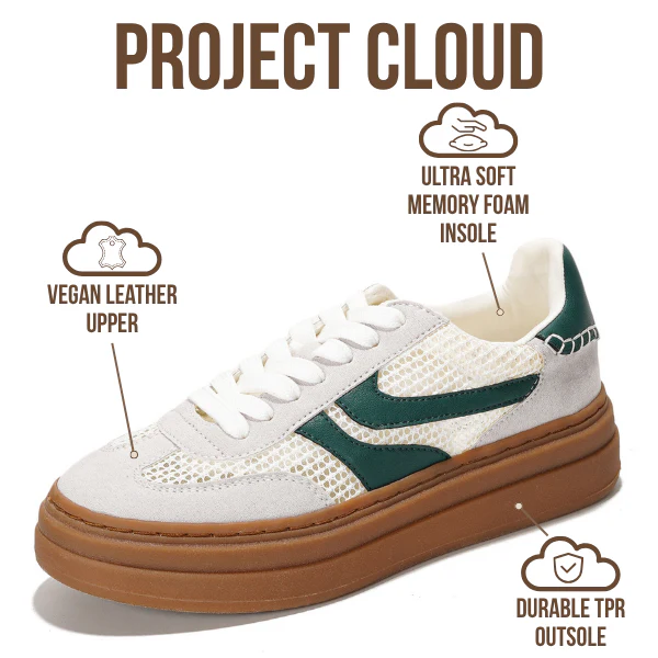 Project Cloud Women's | Platform Sneakers For Women | Memory Foam Insole | Lightweight | Non-Slip - Volley - Image 51