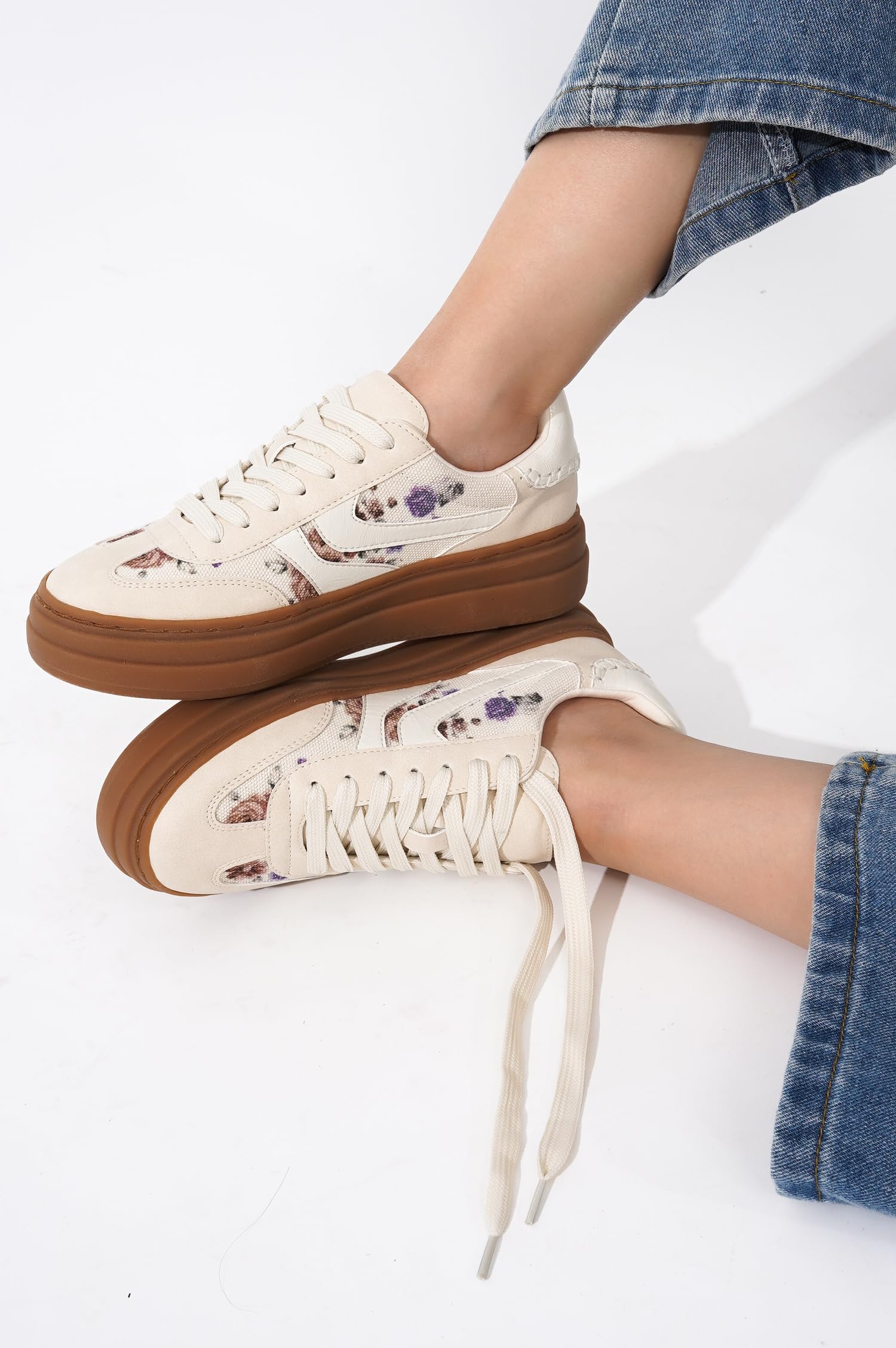 Project Cloud Women's | Platform Sneakers For Women | Memory Foam Insole | Lightweight | Non-Slip - Volley - Image 6