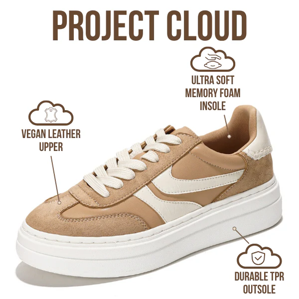 Project Cloud Women's | Platform Sneakers For Women | Memory Foam Insole | Lightweight | Non-Slip - Volley - Image 63