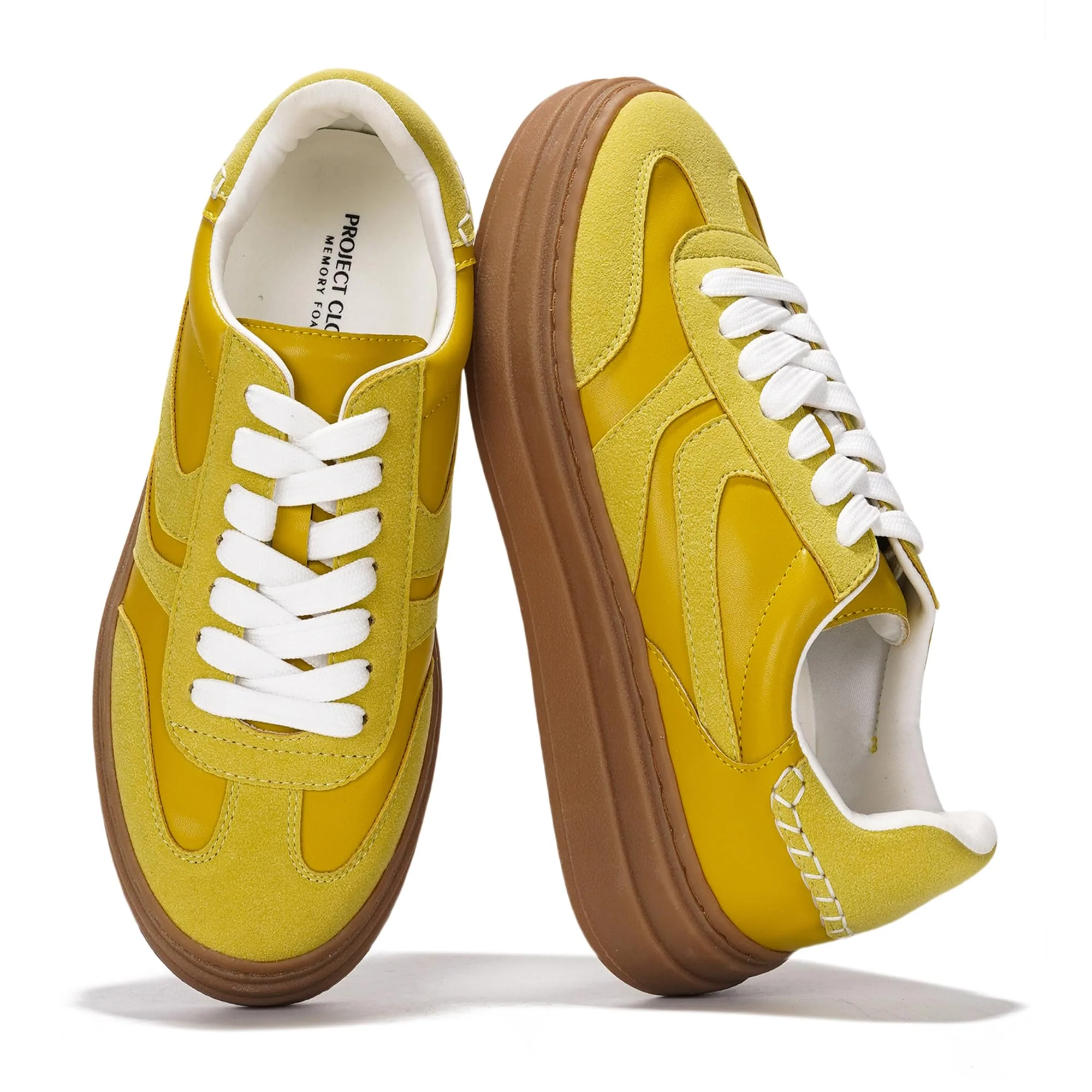 Project Cloud Women's | Platform Sneakers For Women | Memory Foam Insole | Lightweight | Non-Slip - Volley - Image 7