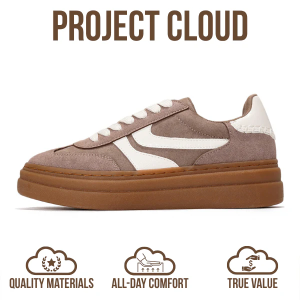 Project Cloud Women's | Platform Sneakers For Women | Memory Foam Insole | Lightweight | Non-Slip - Volley - Image 70