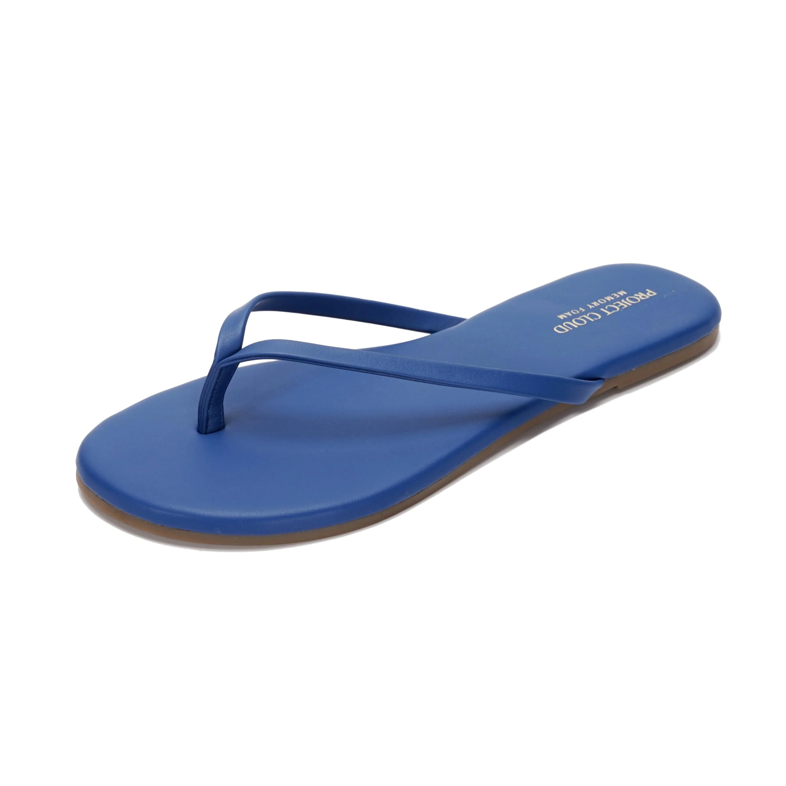 Project Cloud Women's | Eco-Leather Women Flip Flops | Memory Foam | Lightweight | Non-Slip - Foundations - Image 103