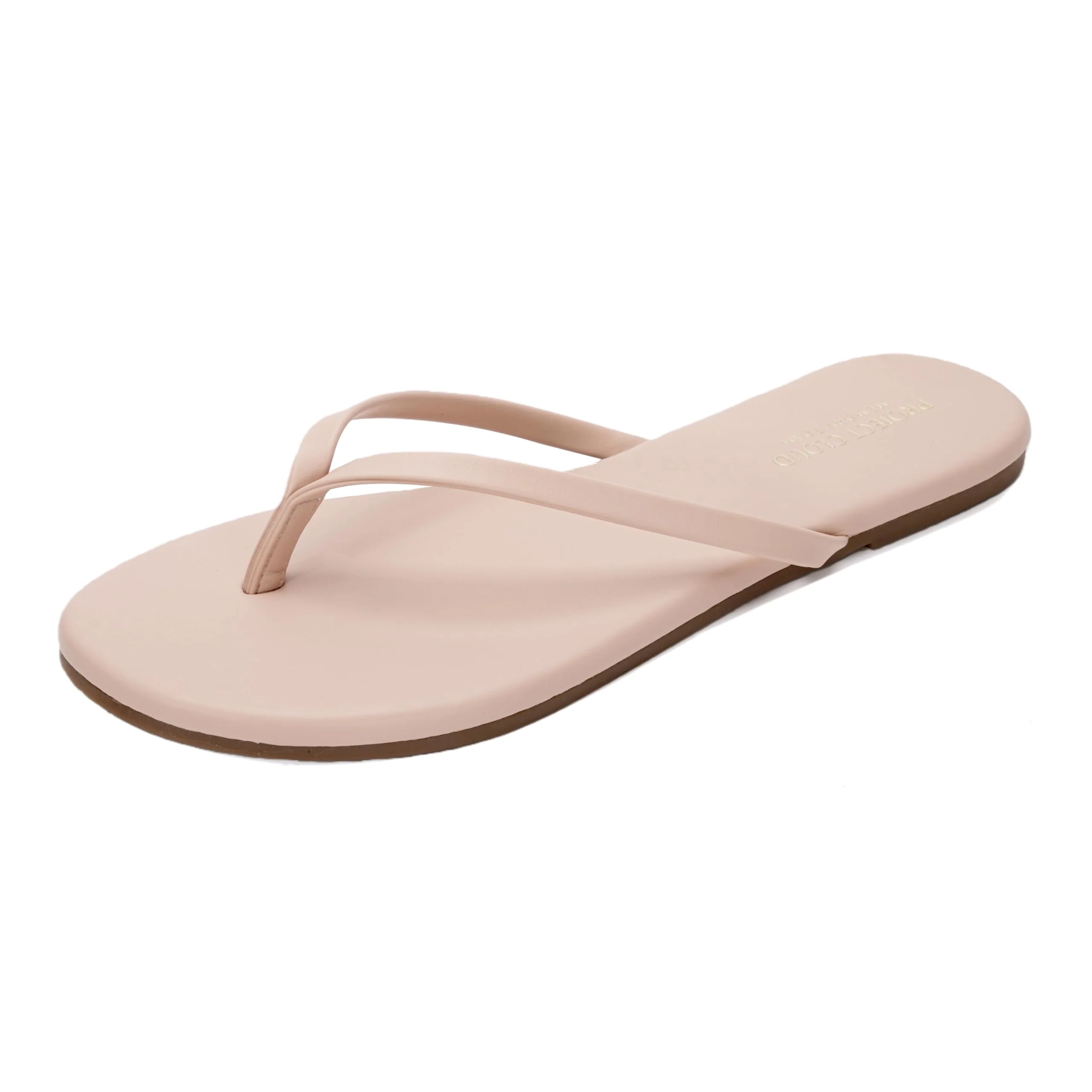 Project Cloud Women's | Eco-Leather Women Flip Flops | Memory Foam | Lightweight | Non-Slip - Foundations - Image 109