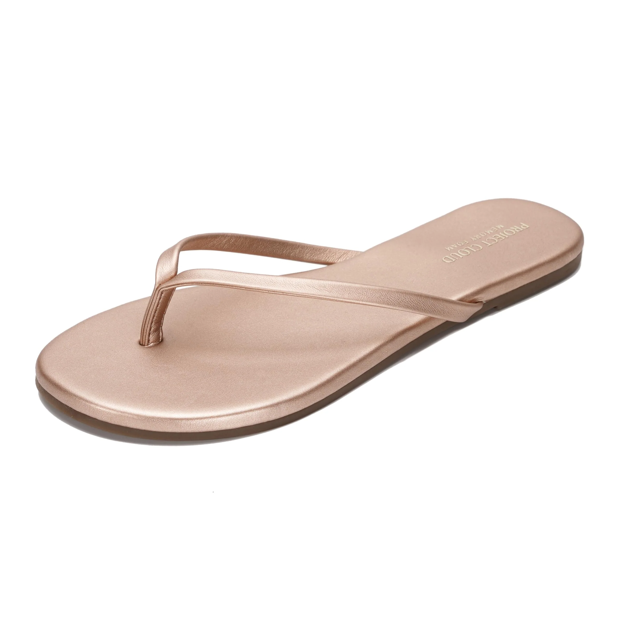 Project Cloud Women's | Eco-Leather Women Flip Flops | Memory Foam | Lightweight | Non-Slip - Foundations - Image 157