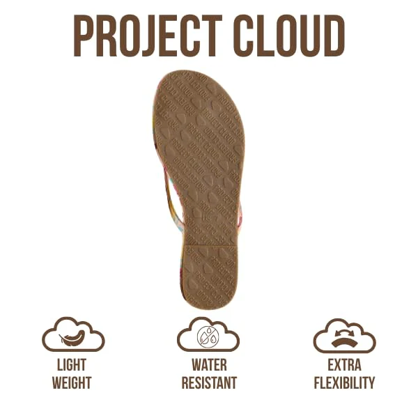 Project Cloud Women's | Eco-Leather Women Flip Flops | Memory Foam | Lightweight | Non-Slip - Foundations - Image 166