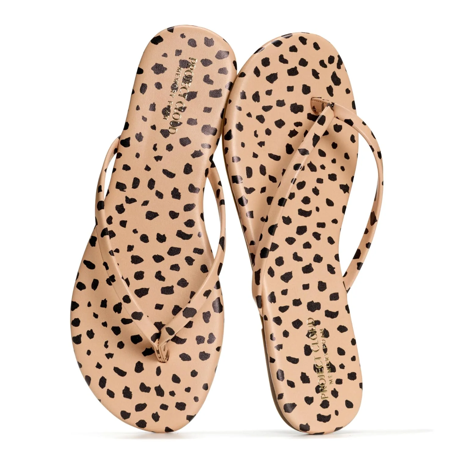 Project Cloud Women's | Eco-Leather Women Flip Flops | Memory Foam | Lightweight | Non-Slip - Foundations - Image 172