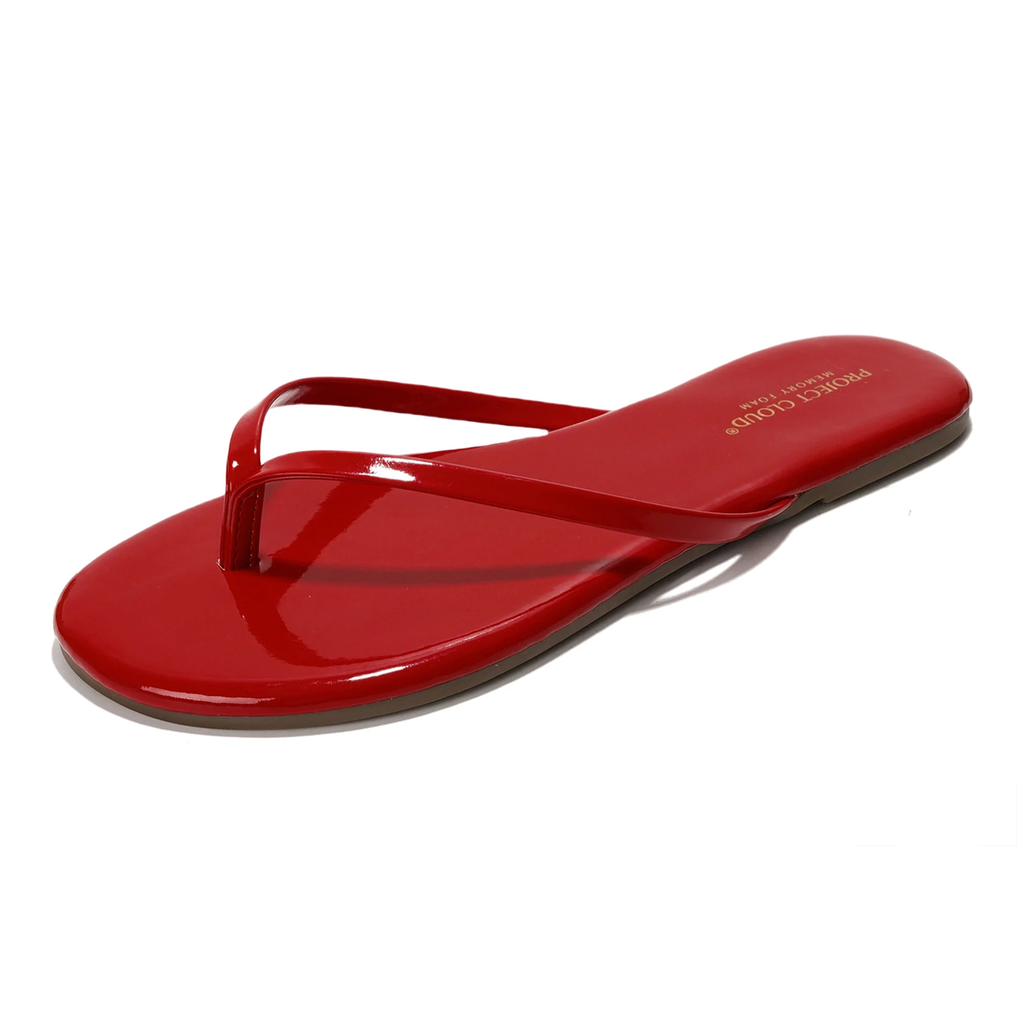 Project Cloud Women's | Eco-Leather Women Flip Flops | Memory Foam | Lightweight | Non-Slip - Foundations - Image 178