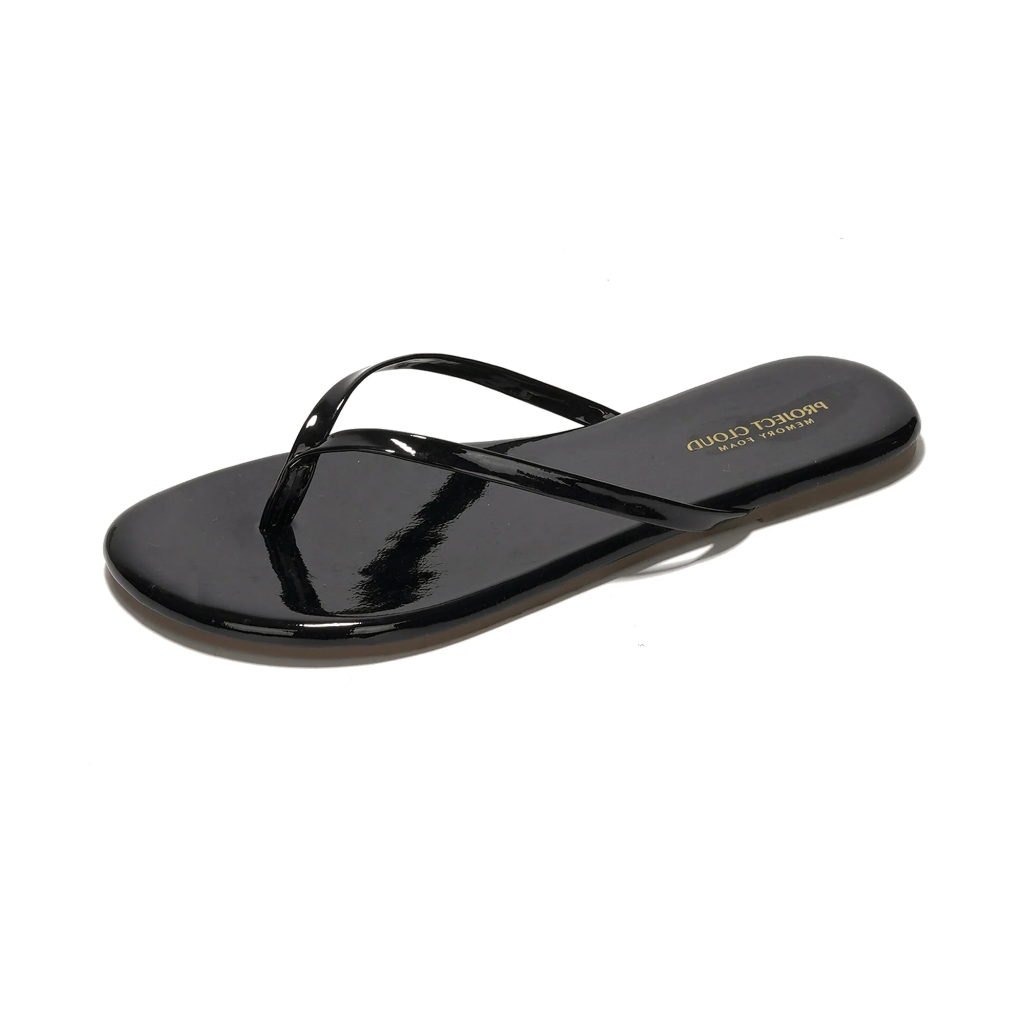 Project Cloud Women's | Eco-Leather Women Flip Flops | Memory Foam | Lightweight | Non-Slip - Foundations - Image 52