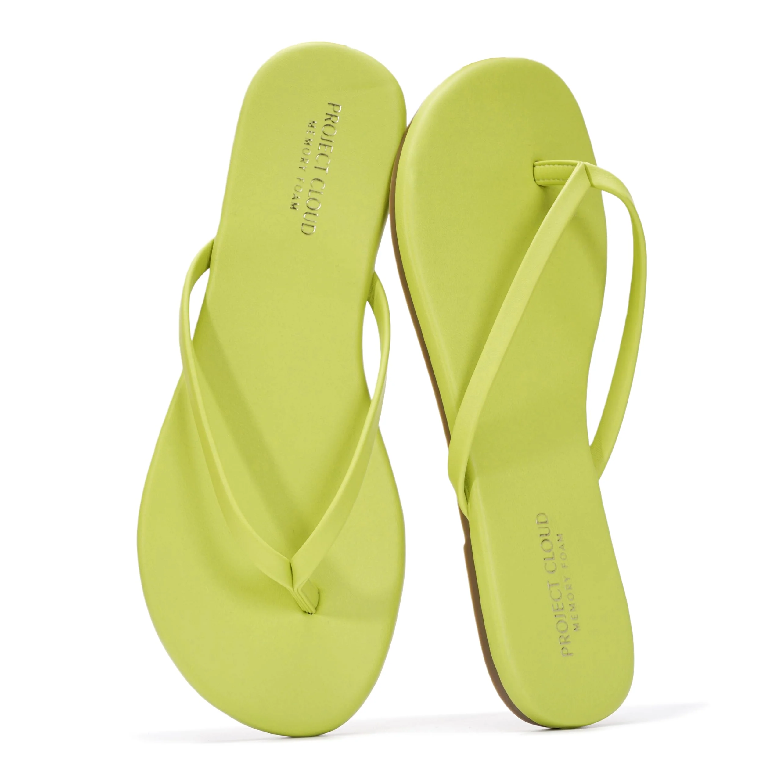 Project Cloud Women's | Eco-Leather Women Flip Flops | Memory Foam | Lightweight | Non-Slip - Foundations - Image 66