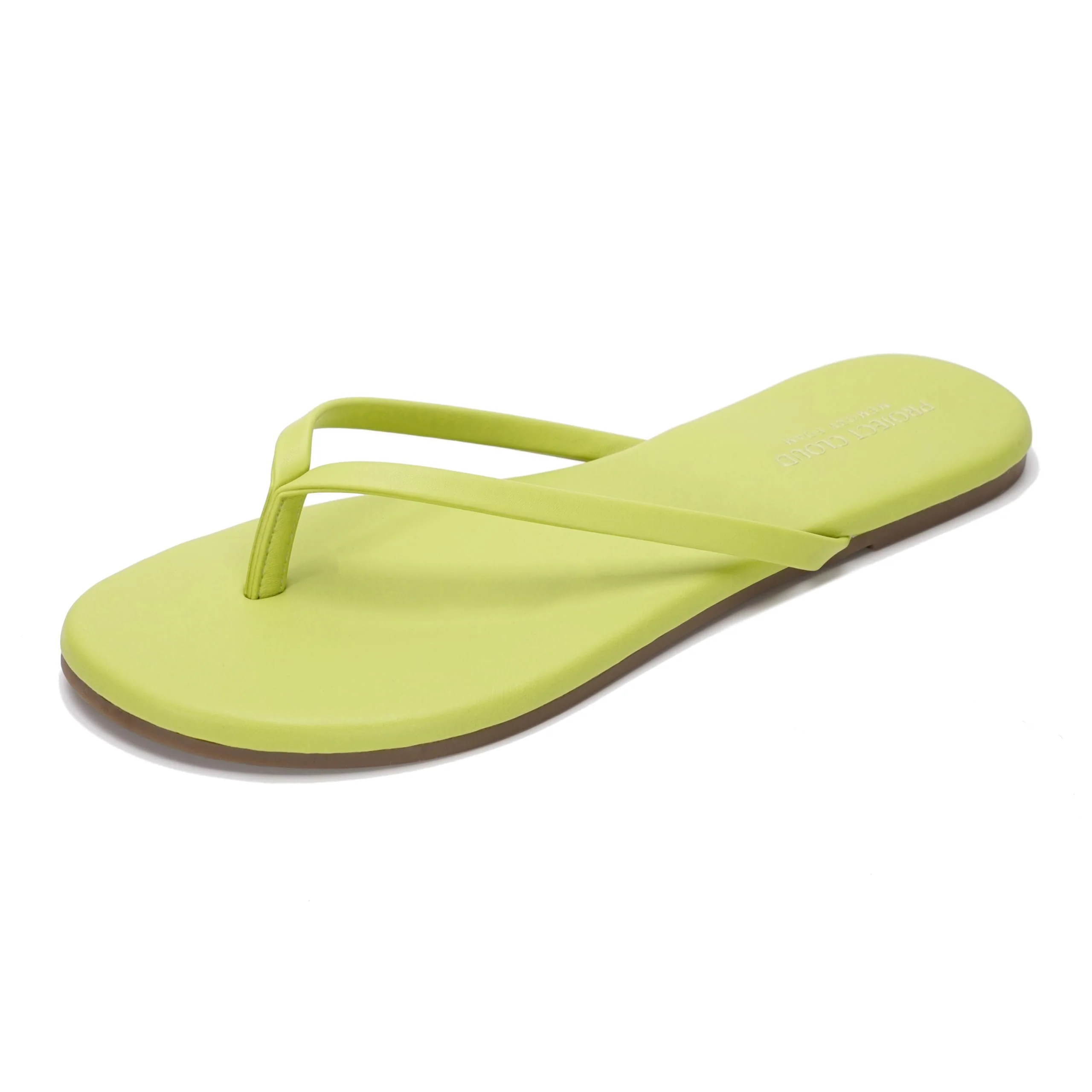 Project Cloud Women's | Eco-Leather Women Flip Flops | Memory Foam | Lightweight | Non-Slip - Foundations - Image 67