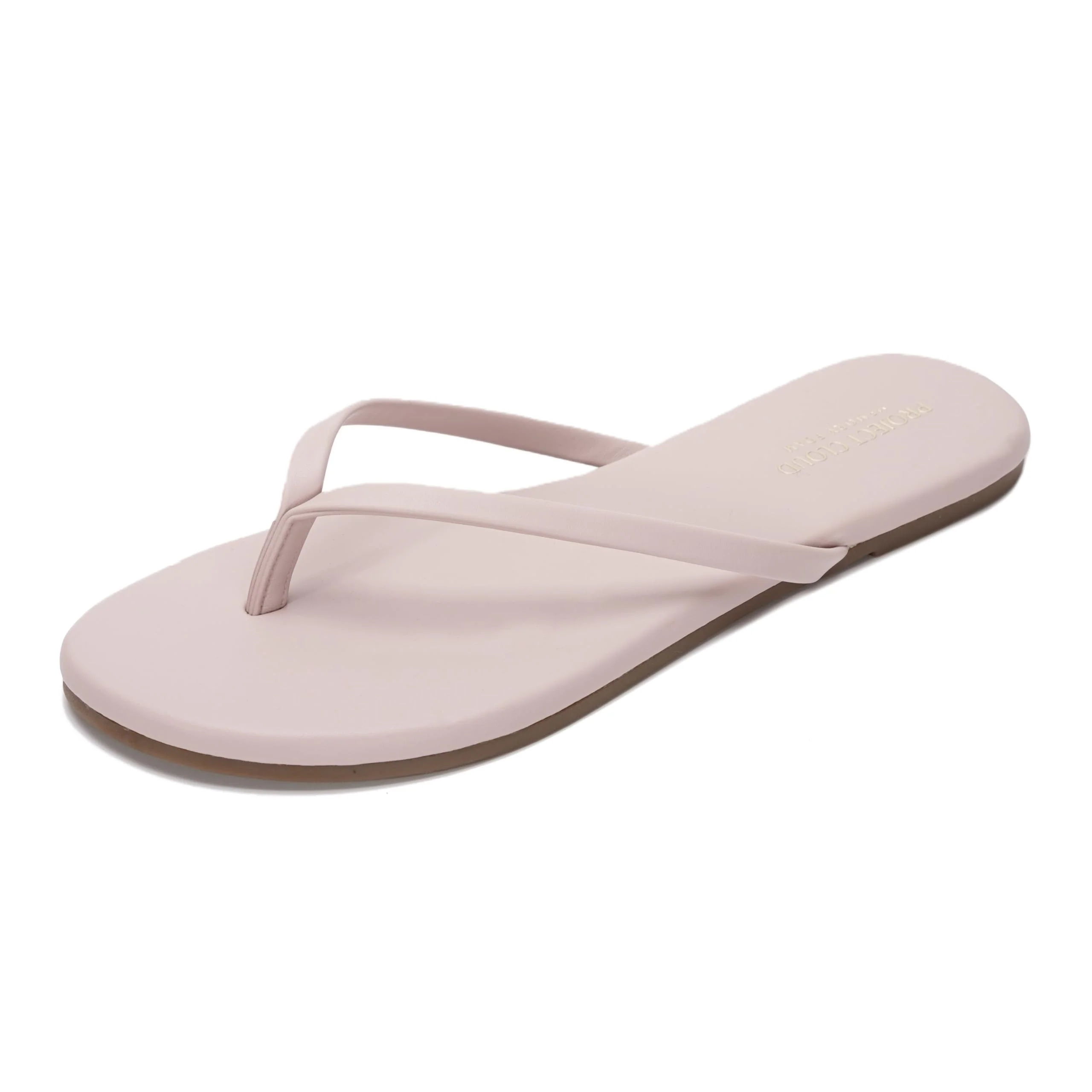 Project Cloud Women's | Eco-Leather Women Flip Flops | Memory Foam | Lightweight | Non-Slip - Foundations - Image 97
