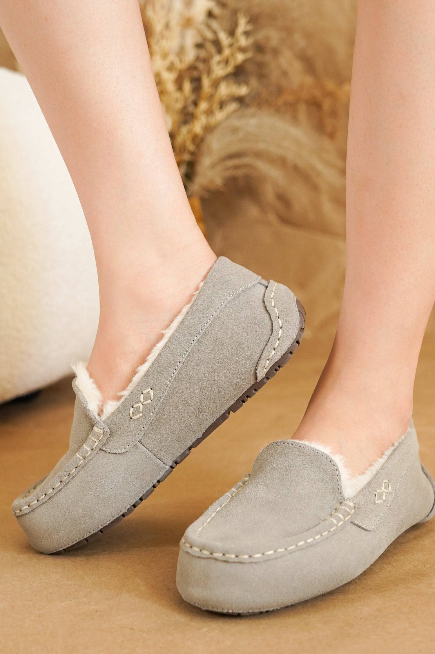 Project Cloud Women's | 100% Genuine Suede Loafers | Memory Foam | Lightweight | Non-Slip - Cathi - Image 20