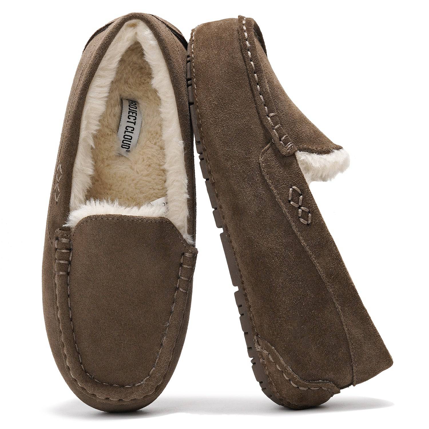 Project Cloud Women's | 100% Genuine Suede Loafers | Memory Foam | Lightweight | Non-Slip - Cathi - Image 21