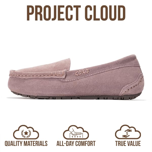 Project Cloud Women's | 100% Genuine Suede Loafers | Memory Foam | Lightweight | Non-Slip - Cathi - Image 28